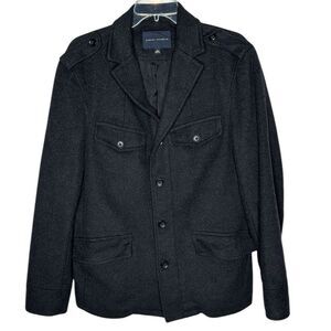 Banana Republic Wool/Cashmere Blend Men’s Military Jacket. Size Medium.